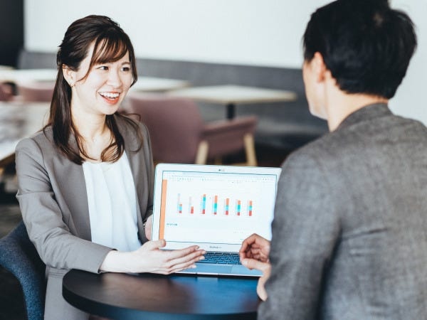 お客様と週に1度60分間、英語力を最大化させるための面談でコーチングを行います。オンライン・対面ハイブリッドです。面談は日本語で行います。