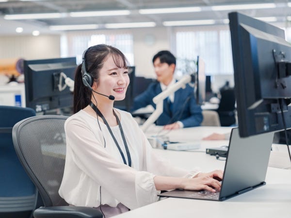 カスタマーサポート・修理日程調整のご案内スタッフ・簡単な入力（北海道米の社内販売あり）