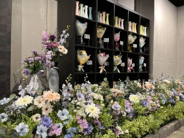 お花の展示・販売