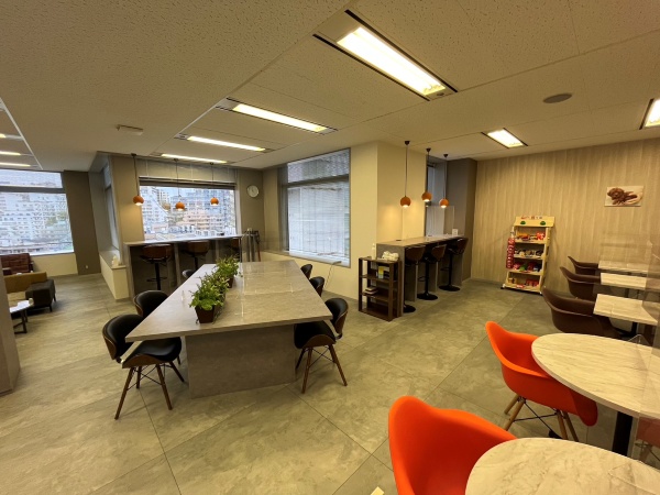 目黒本社の休憩スペースです！