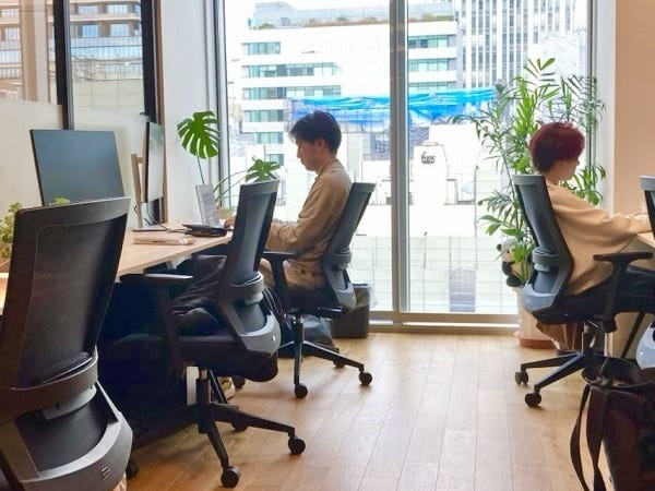 仕事中の様子です！