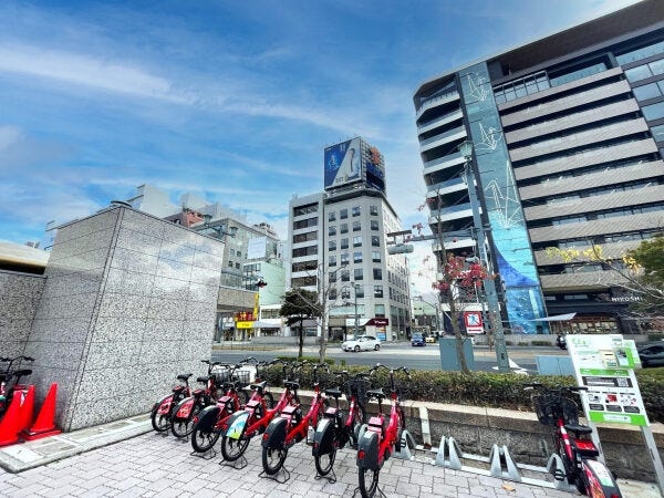 原爆ドーム前駅から徒歩2分の好立地。アクセス抜群のコワーキングスペースです。