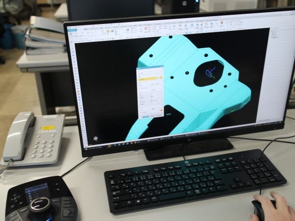 CADソフトを活用し、製品データの3Dモデリング／製図作業を行いますので創作意欲が刺激されるお仕事が出来ます！