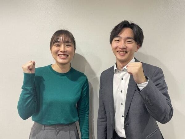 研修では、同期同士で「ココはどうやったの？」「こうすると分かりやすいよ！」と教え合う場面も。一緒に頑張る人の存在が心強いんです。