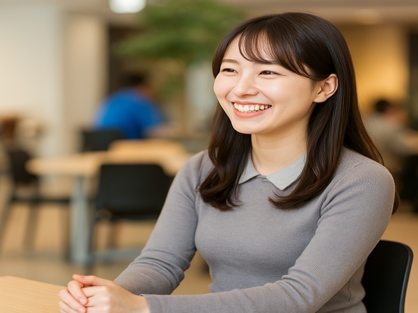 代表以外は全員が女性（20～30歳代）になります。ワークライフバランスを大切にしている過ごしやすい環境です。