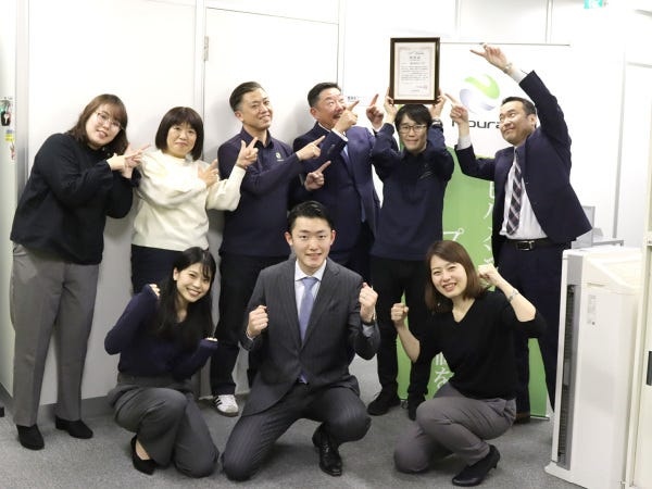 一緒に働くメンバーです！ともに成長していきましょう！