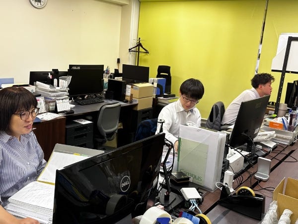 勤務していただくオフィスです。関内駅から徒歩１分！