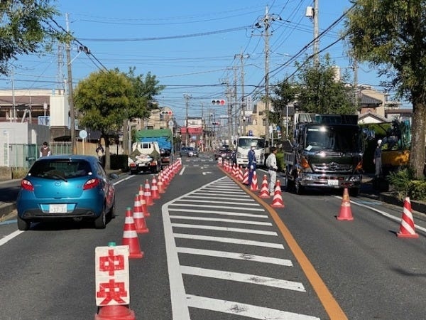 資機材を利用した規制の一例