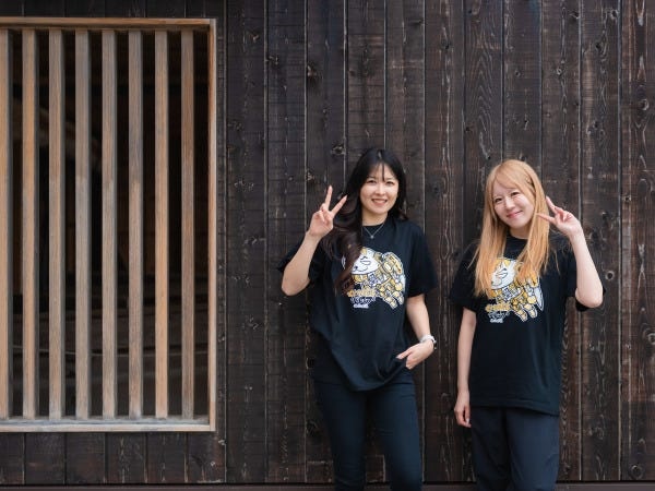 １回目のサービスは先輩と一緒に行けて安心