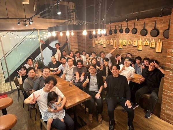 社内交流のため忘年会も開催しました！新しいメンバーでもすぐに馴染みやすい環境です。