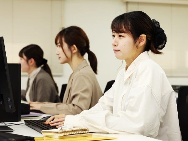 研修でタイピングもしっかり身に付きました。現場でも困ったことありません。