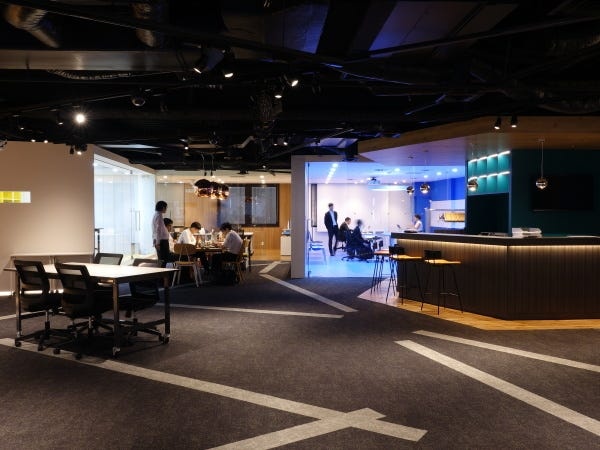 成長支援のために研修センター「A-LABO」があり、多くの社員が利用しています。