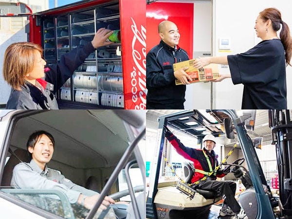 先輩社員の95％が未経験スタート。運転や商品補充のコツなども、入社後にしっかりレクチャーしていきます。