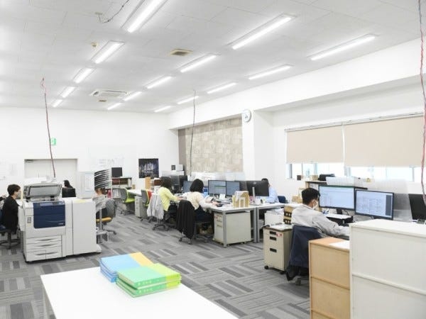 職場風景です！