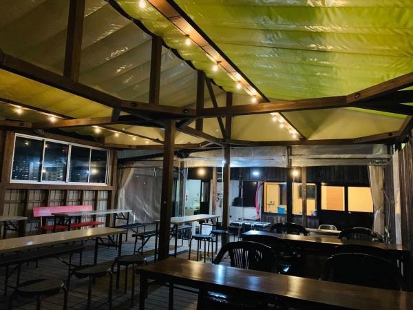 屋上BBQガーデン(季節を問わず年中楽しんでいただいてます。)