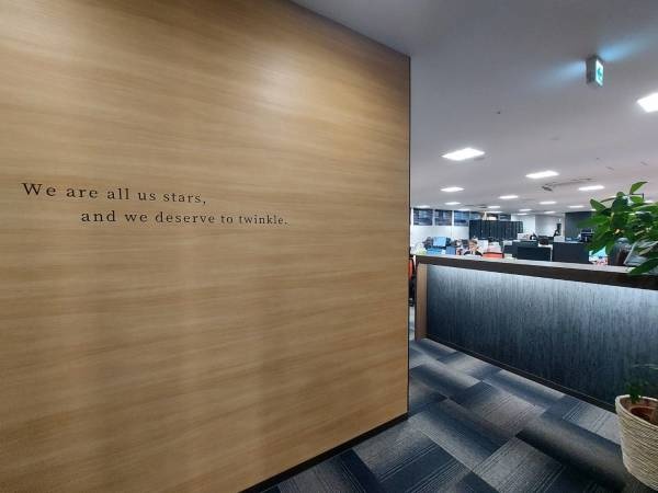 オフィスの受付です。