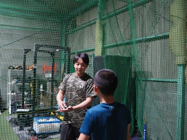 【指導風景】少人数レッスンの為、個別に指導をしていただきます。