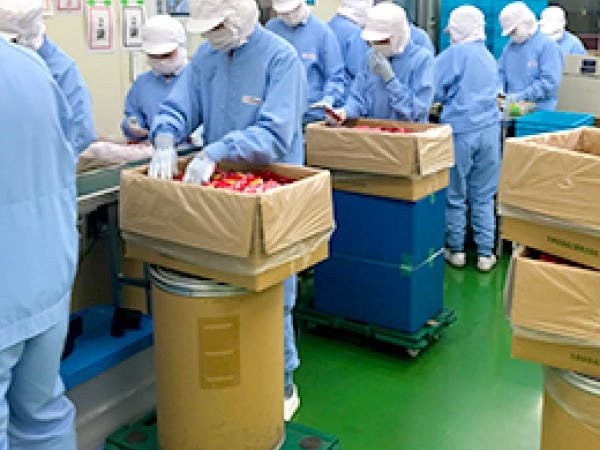 ふりかけ包装作業