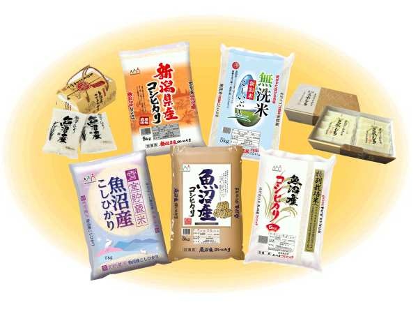 新潟産のお米をはじめ各主要銘柄を取り扱っています　社販もできます