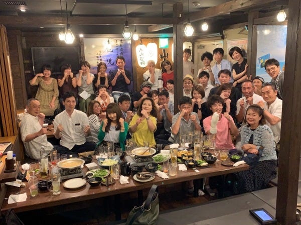 スタッフ・会員様は『ファミリー』をモットーに仲が良く、懇親会を年２回開催。