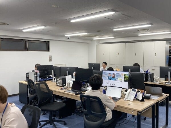 オフィス内の風景です。