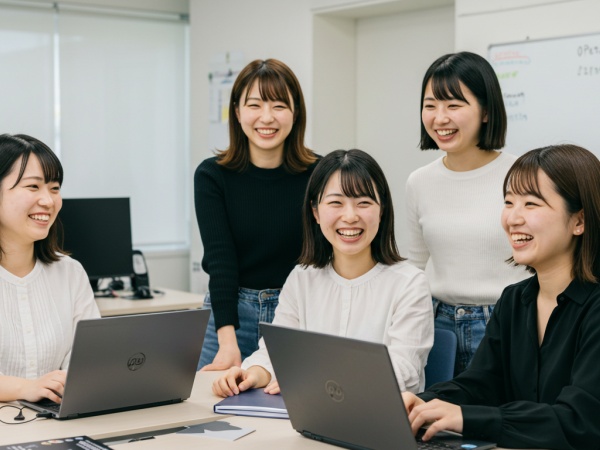 一緒に働くのは20~30代中心の若手メンバー！