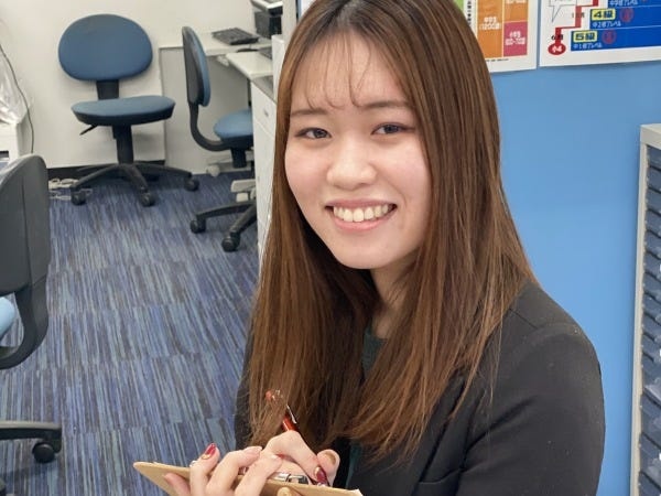 困ったことがあれば、先輩がしっかりとサポート。サポートシステムも構築されています。