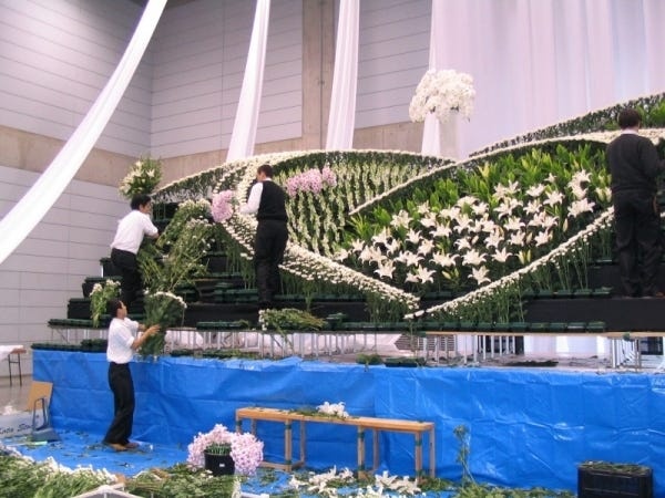 未経験歓迎！セレモニー会場の生花設営スタッフ（AT限定可）