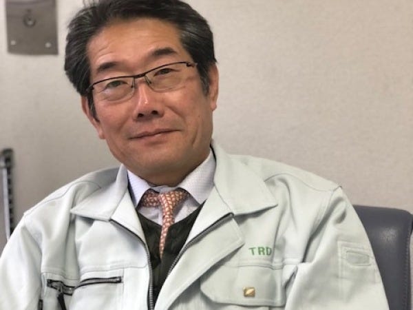 社長です。『いい仕事をする』がモットーで、お客様、協力会社さんたちとWINWINの関係を築くことを心がけています。