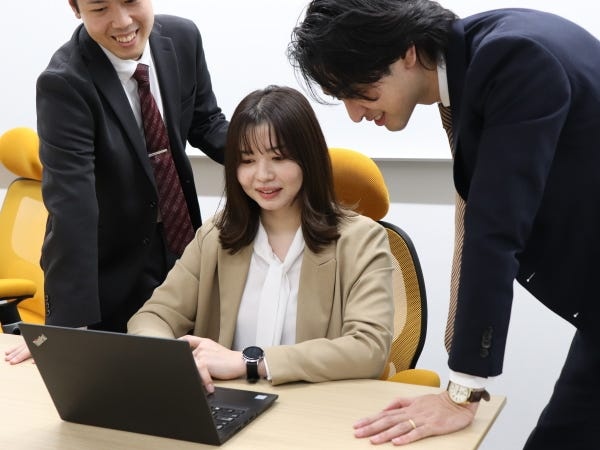 座学研修からOJT研修まで、一人立ちに向けて一緒に頑張りましょう。