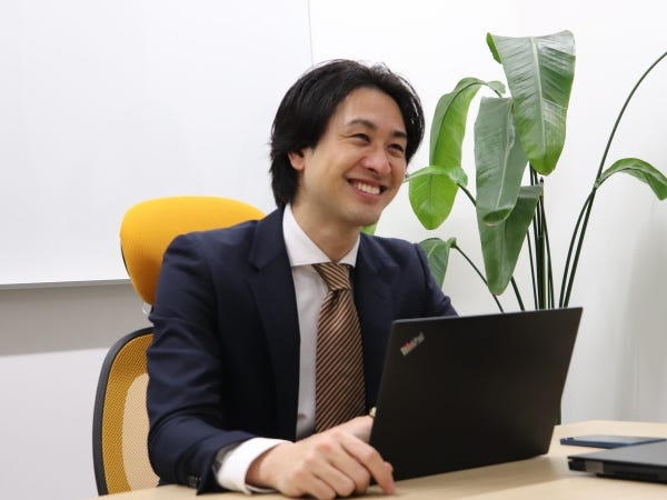 先輩社員のDさん。新しいメンバーが増えることを楽しみにしてます。