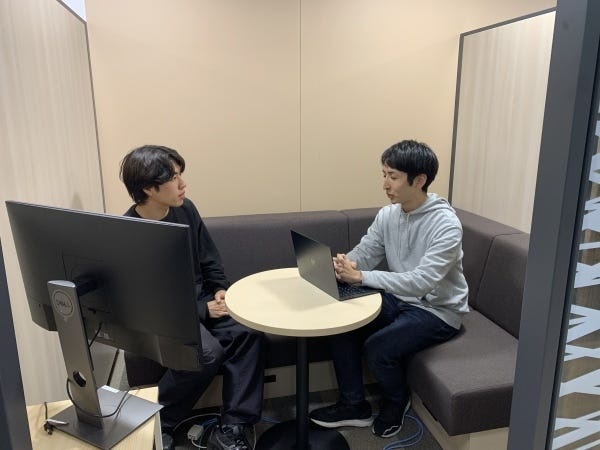 1on1なども積極的に行っております！
