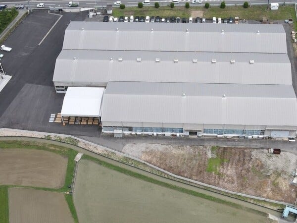 空から見た岡山工場