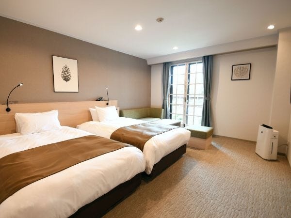 リニューアルしたツインルーム