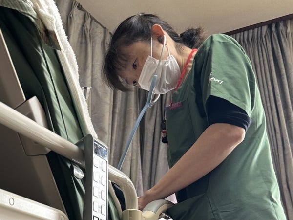 訪問現場のワンシーン！