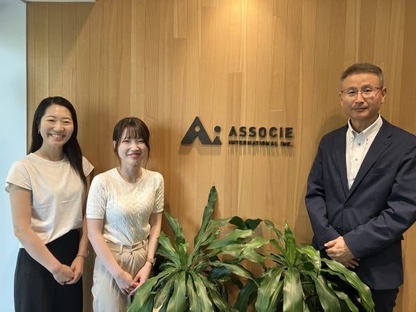 一緒に働く総務人事部メンバーの一部です。