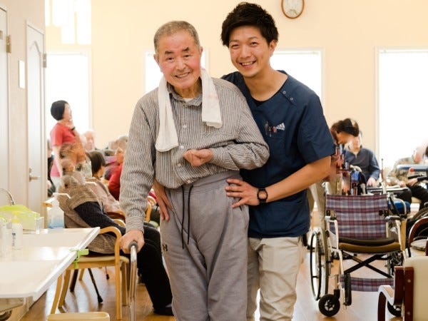 理学療法士による歩行練習