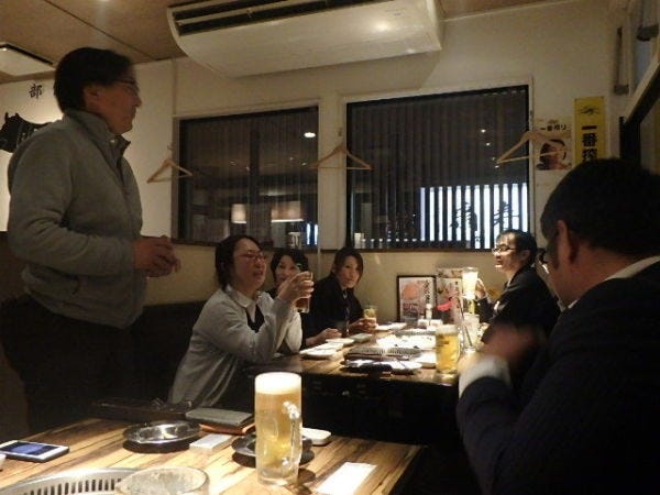 社内年間表彰での一コマ。