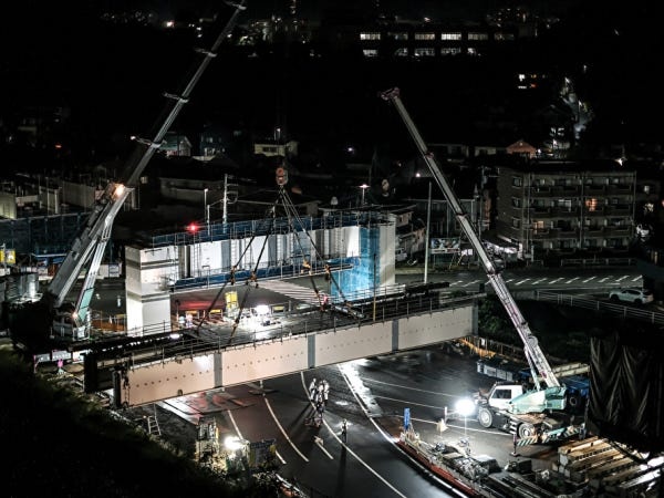 ★橋梁工事現場★
