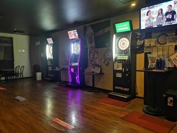 ダーツ4台あり