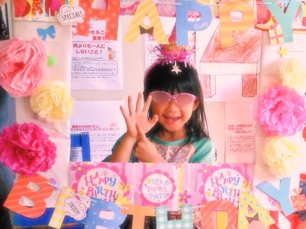 お誕生日会の様子♪Happy Birthday(^o^)/