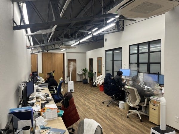 オフィスはこんな感じです！