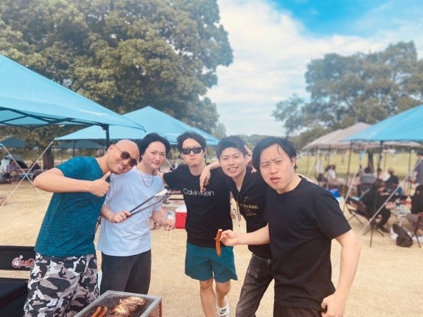ゴールデンウィークに集まれるメンバーでBBQしました！