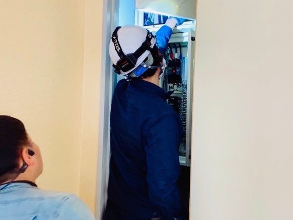 商業施設にて、適正な電気工事が行える様に、電力量の調査を行いました！