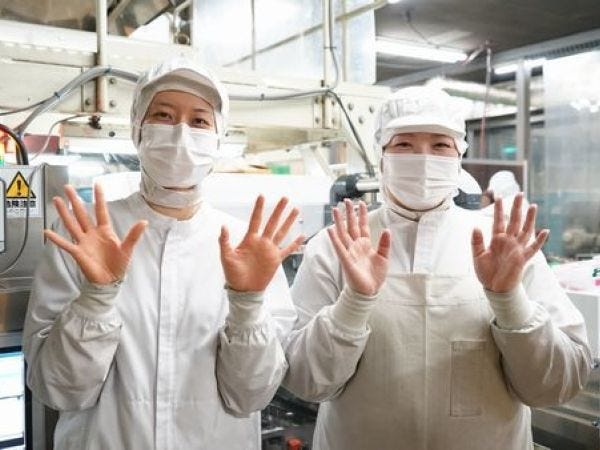 お菓子の包装・検品スタッフ募集！未経験歓迎