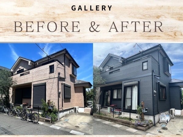 弊社で施工をした現場になります。このように塗装することで違いがはっきり見えるのでかなりやり甲斐を感じれます！