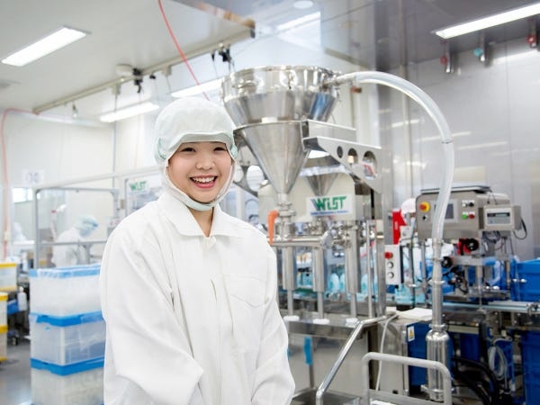 化粧品製造スタッフ（シャンプー・トリートメント等）/学歴不問/埼玉勤務