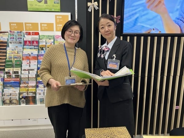 コンシェルジュともコミュニケーションを取りお仕事をしています♪