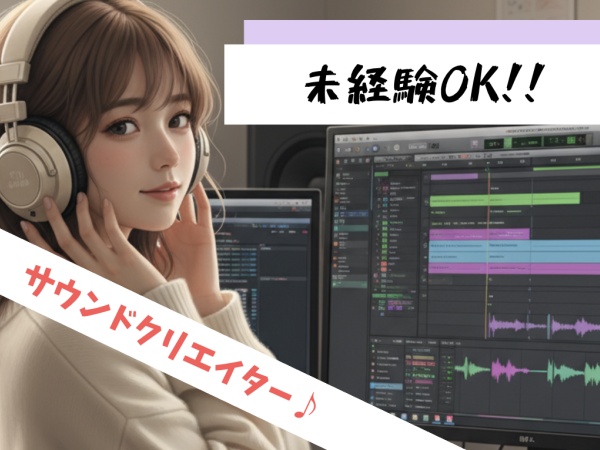 サウンドクリエイタ―（未経験OK・経験不問）