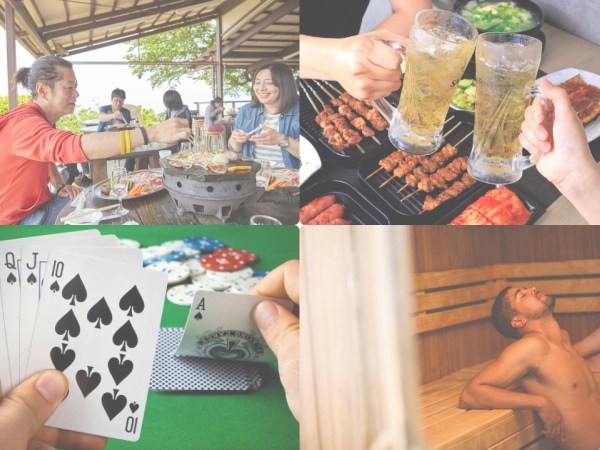 バーベキューなどのイベントをやったり、サウナ部やポーカー部などの活動もやってます！